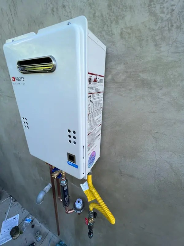 Tankless water heater installation for Braintree Town homes